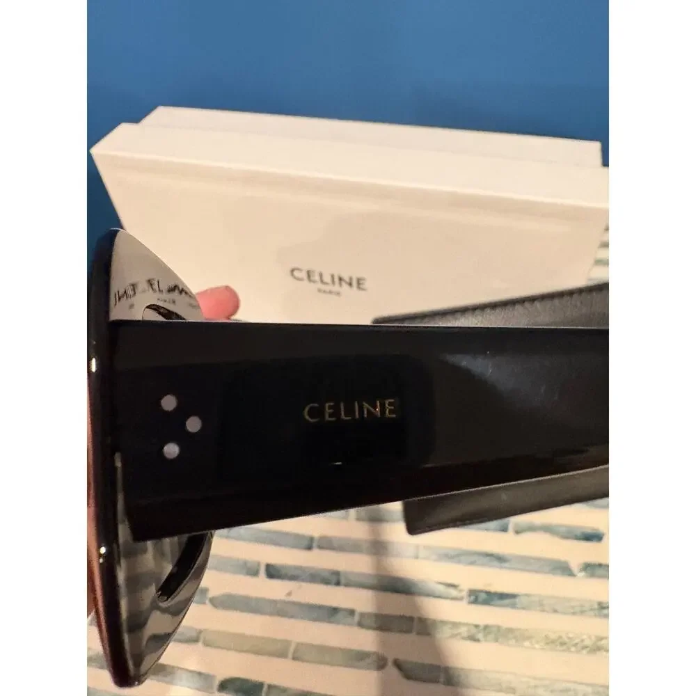 Celine Black Oversized Sunglasses